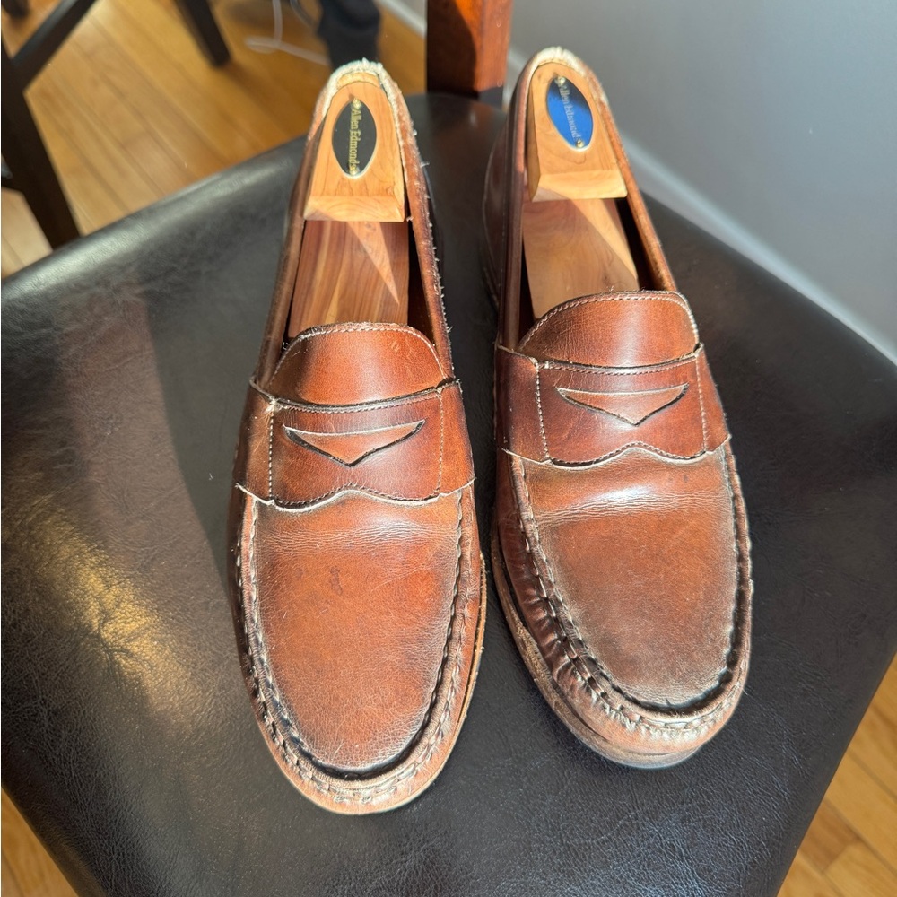 Classic Brown Leather Loafers